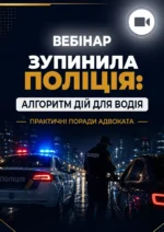 Вебінар «Алгоритм дій: зупинила поліція»